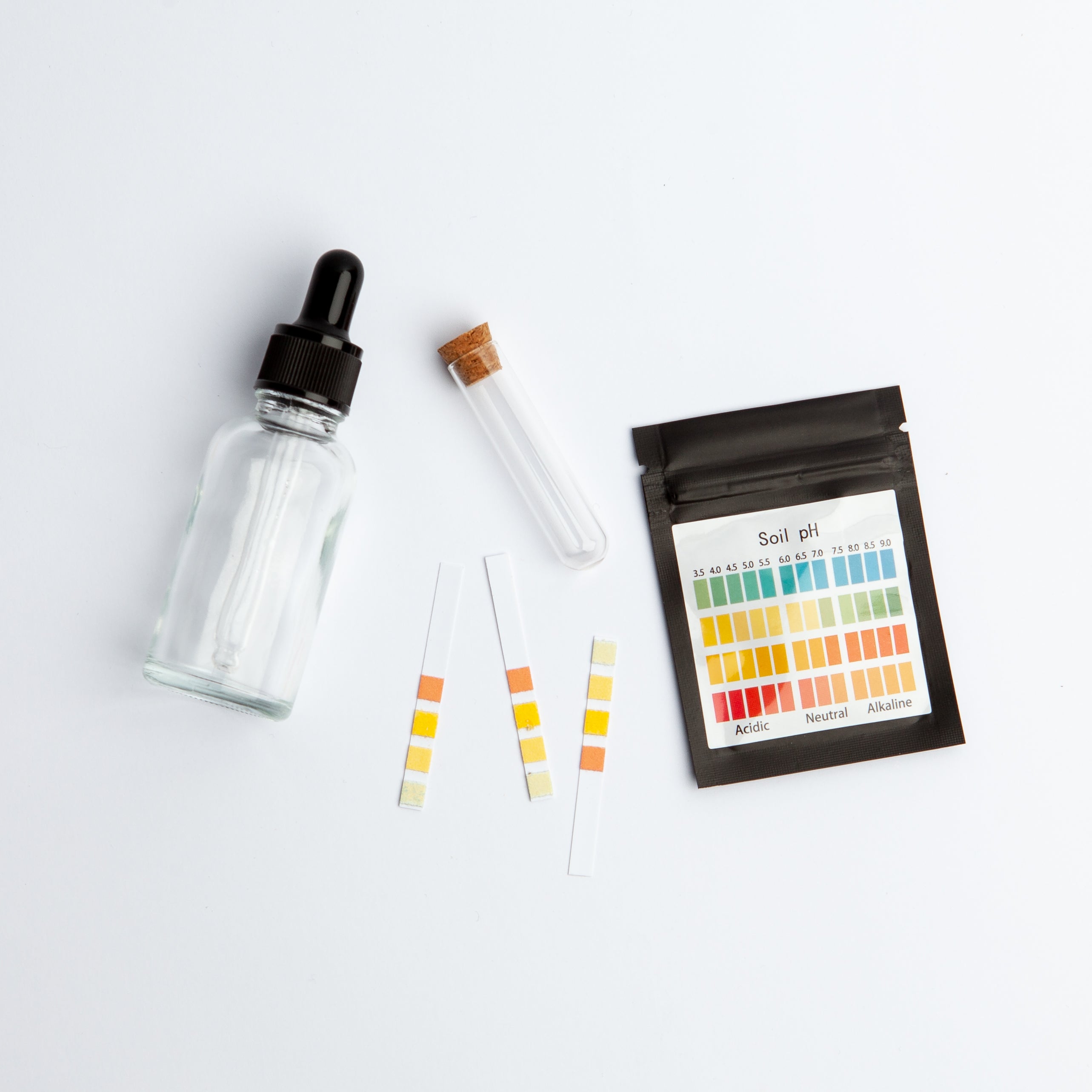 Soil pH test kit